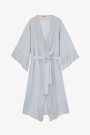 KIMONO ENCAJE Gris