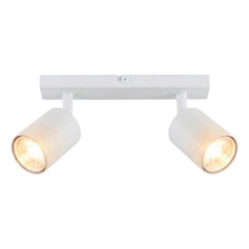 AASOL20 Luminaria de Techo Leticia Doble Blanca