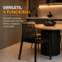 Silla Comedor ComboHome Gruvyer Pack X4 Negro 1