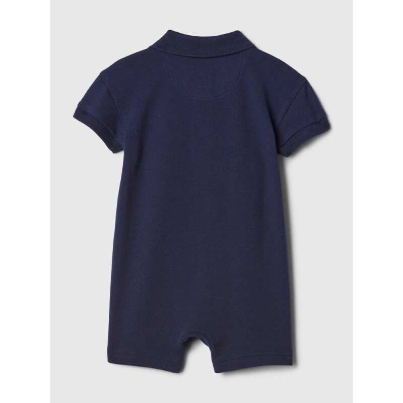 PIQUE POLO SHORTIE NAVY UNIFORM