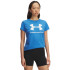 UA W SPORTSTYLE LOGO SS-RED BLU-402