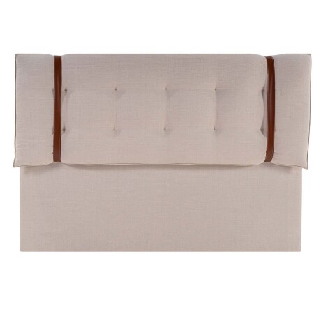 RESPALDO QUEEN TELA NATURAL-BEIGE VENEZA