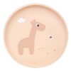 Plato con ventosa BUBA cloudy rosa claro