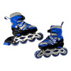 Patines rollers ajustables con luces en las ruedas Azul