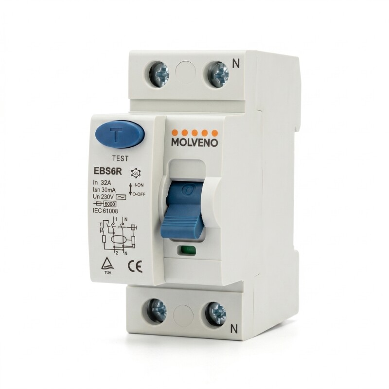 INTERRUPTOR DISYUNTOR DIFERENCIAL Interruptor Disyuntor Diferencial 2P 32A 30mA