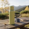 Termo en acero inox con Manija de 1 lt Amarillo