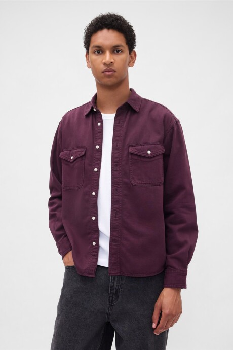 Camisa De Jean Ultrasoft Hombre Deep Rich Purple