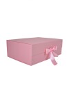 Caja Rigida Plegable con iman 24,5x33x12 cm ROSADO