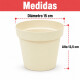 Set x4 Maceta 1,5 lts ARENA