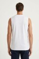 Musculosa estampada Good Vibes BLANCO