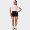 Remera Fabletics Cotton Crropped Blanco