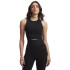 Seamless Cotton Hand Tank-BLK BLK