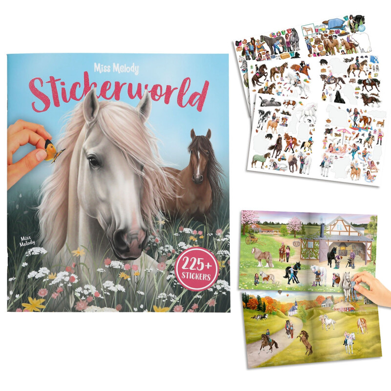Libro de Stickers Miss Melody Stickerworld Top Model Libro de Stickers Miss Melody Stickerworld Top Model