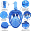 Máscara de snorkel infantil Azul