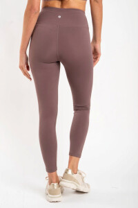 Legging Fitness Tiro Alto Malva
