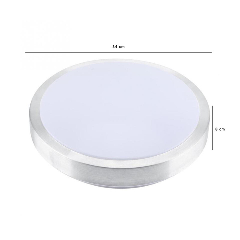 Plafón LED 16W Plafón LED 16W Plateado
