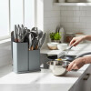 Kit De Menage 19 Utensillos De Cocina+organizador GRIS