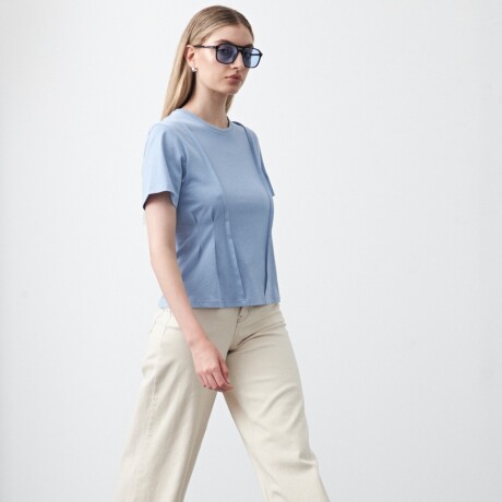 REMERA SHIITAKE Celeste