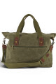 Bolso tote de lona urbano Verde