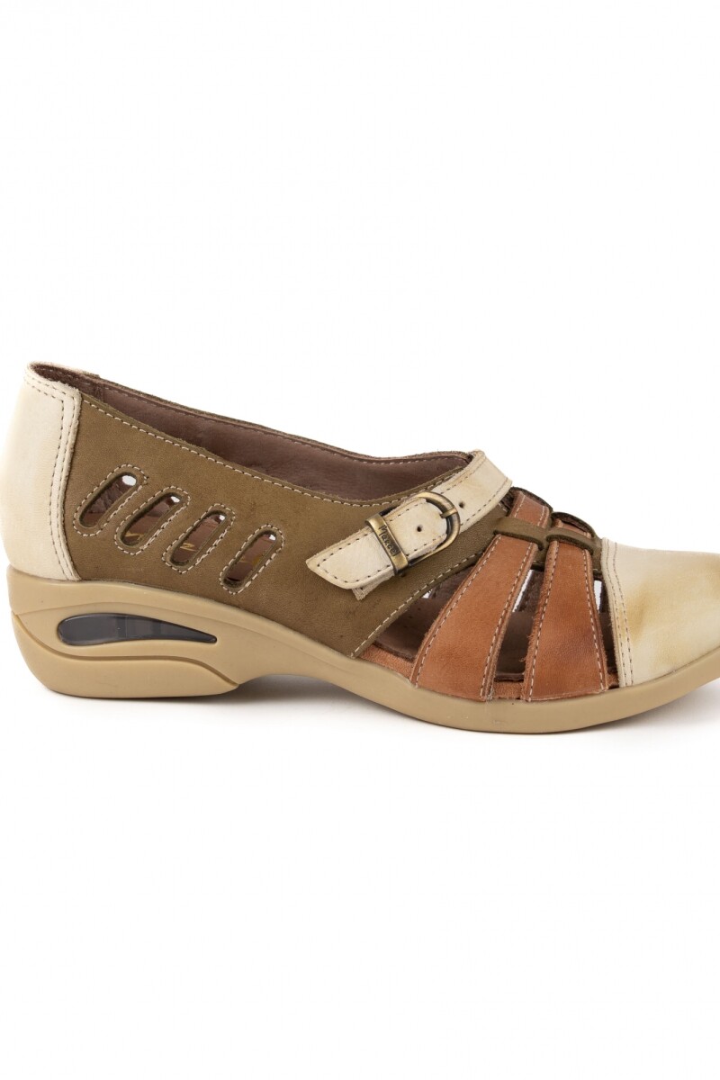 ZAPATO BURBUJA Verde Combinado