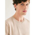 CAMISETA MM MASC MARROM CLARO