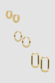 Set de argollas Oro fuerte