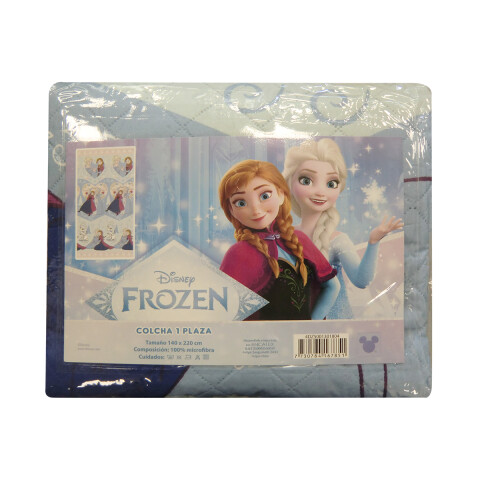Colcha Infantil Frozen 1 Plaza 100% Microfibra MENTA