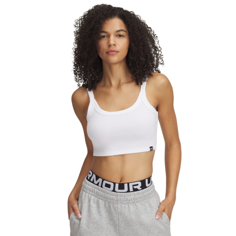 UA Rival Rib Baby Tank-WHT WHT-100