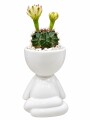 LITTLE PEOPLE CON CACTUS BLANCO
