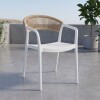 Silla de Jardín Valencia Blanco