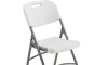 Silla de exterior plegable blanca Silla de exterior plegable blanca