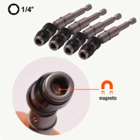 PORTAPUNTASDEDESTORNILLADOR90MMJUNTAUNIVERSALENC1/4HARDEN++ N/a