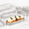 Molde Tartera Microperforada Ovalado Acero Inoxidable Molde Tartera Microperforada Ovalado Acero Inoxidable