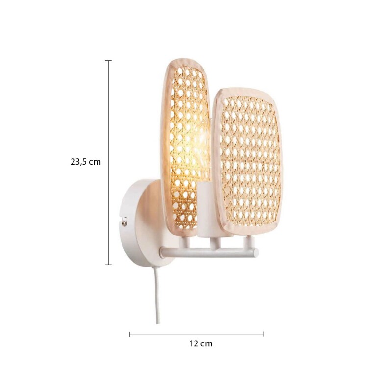 DECORATIVO DE PARED KNOP Luminaria de Pared Knop Blanca