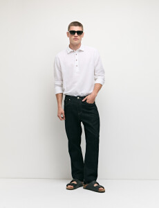 012766 CAMISA LINO WIN Blanco