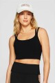 Top Principal Longline Medium Impact Sports Bra Mujer Black