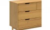 Cómoda 4 Cajones - Linea Nordica Roble