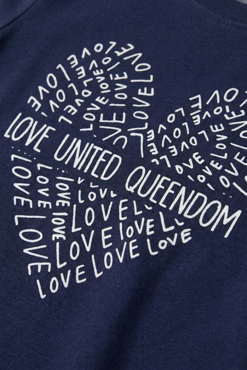 Camiseta manga larga AZUL MARINO