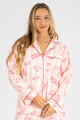 Pijama flannel fleece lucky girl Rosado