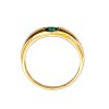 Anillo Solitario-Oro Bajo-Piedra Esmeralda-AN8155 conpiedra