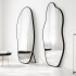 Espejo Irregular Pared Cuerpo Entero Fm02 50 X 160 Cm NEGRO