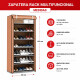 Zapatera de tela MARRON CLARO