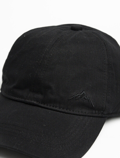Gorro con Visera Algodón Negro