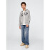 V-FRCH FT BAS HERITAGE LOGO FZ LIGHT HEATHER GREY B08