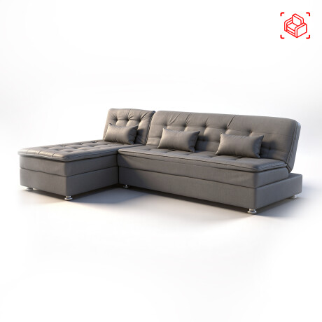 SILLÓN TELA GRIS PENELOPE GRAFITO