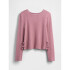 LS SNIT SIDE BOW_OCT WISPY MAUVE 902
