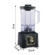 Licuadora Arno Power Max Autolock | Capacidad de 3.1Lts | Potencia de 1400w | 6 Cuchillas Licuadora Arno Power Max Autolock | Capacidad de 3.1Lts | Potencia de 1400w | 6 Cuchillas
