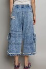 PANTALON DENIM ANCHO Denim