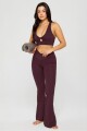 Top Oasis Twist Sports Bra Mujer Oxblood