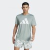 Remera Adidas Run It Verde